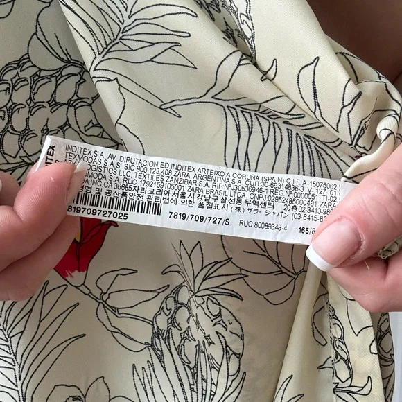 Zara Tropical Printed Skirt Set - Picture 12 of 12